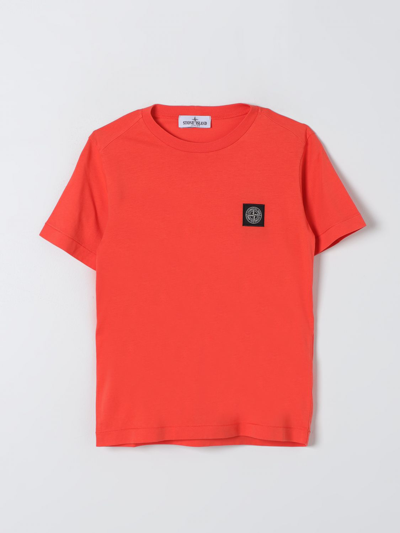 Stone Island Junior T-shirt  Kids Colour Orange