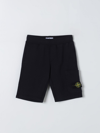 Stone Island Junior Shorts  Kids Color Blue