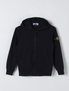 Stone Island Sweater  Junior Kids Color Blue 1