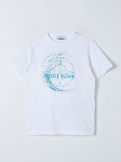 Stone Island T-shirt  Junior Kids Color White