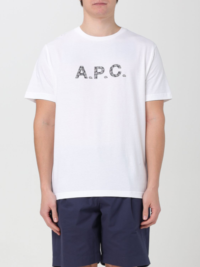 Apc T恤 A.p.c. 男士 颜色 黑色 In Black