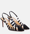 Aquazzura Hot Rumor Sling 105 Pumps In Black