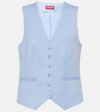 Staud Brett Vest In Blue