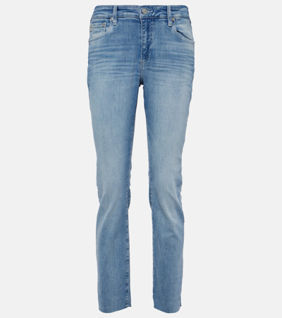 Ag Mari High-rise Slim Jeans In Blue