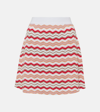 Missoni Zig Zag Cotton-blend Miniskirt In Multicoloured