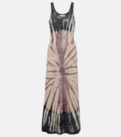 Gabriela Hearst Beca Tie-dye Cashmere And Silk Maxi Dress In Multicoloured