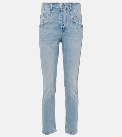 Isabel Marant Niliane High-rise Slim Jeans In Blue