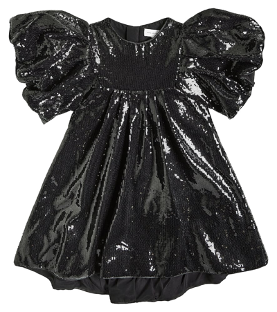 Marc Jacobs Kids' Ceremony Sequined Ruffled Dress In Black