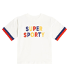 MINI RODINI SUPER SPORTY COTTON JERSEY T-SHIRT