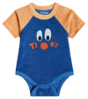 TINYCOTTONS BABY PRINTED COTTON TERRY BODYSUIT