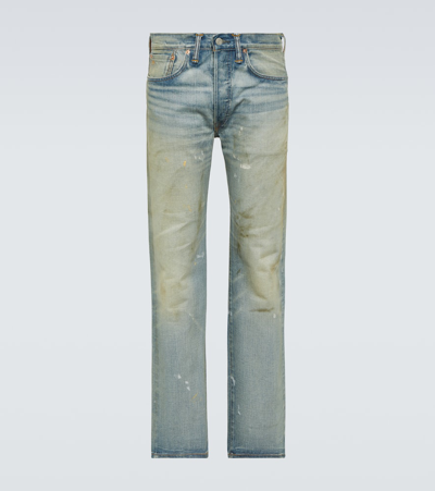 Rrl Mid-rise Straight Jeans In Camden Wash | ModeSens