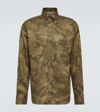 Tom Ford Military Motif Shirt In Camo