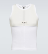 Acne Studios Ebot Tech Tank Top In Optic White