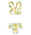 SUNCRACY PALERMO PRINTED RUFFLED BIKINI