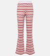 MISSONI ZIG ZAG HIGH-RISE FLARED PANTS