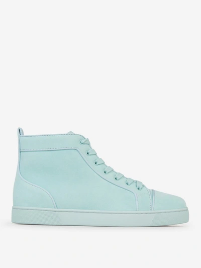 Christian Louboutin Louis Orlato Sneakers In Blau Turquesa