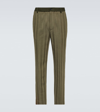 MISSONI ZIG ZAG COTTON-BLEND STRAIGHT trousers