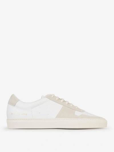 Common Projects Leather Sneakers In Blanc