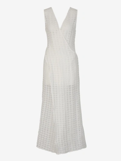 Cult Gaia Cortez Coverup Dress In Blanc