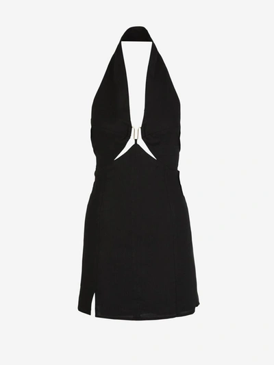 Cult Gaia Rumi Sleeveless Mini Dress In Negre