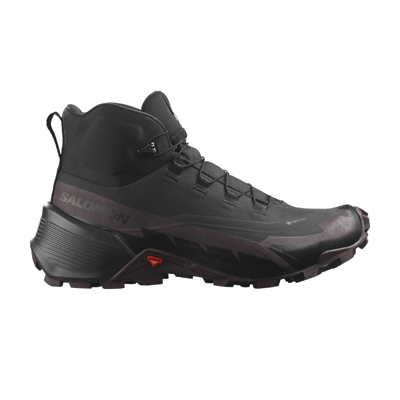 Pre-owned Salomon Wmns Cross Hike 2 Mid Gore-tex 'black Chocolate Plum'