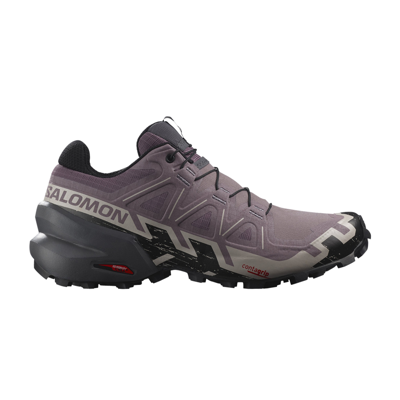 Pre-owned Salomon Wmns Speedcross 6 'moonscape' In Purple