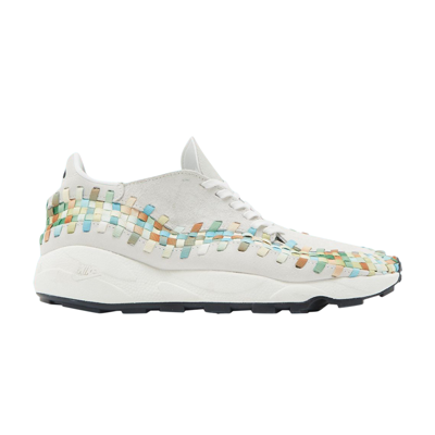Pre-owned Nike Wmns Air Footscape Woven 'rainbow' In White