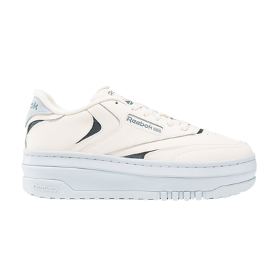 Pre-owned Reebok Wmns Club C Extra 'chalk Feel Good Blue' In Cream
