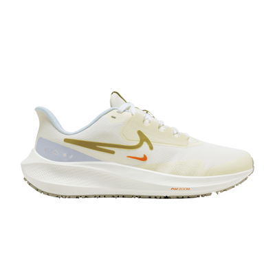 Pre-owned Nike Wmns Air Zoom Pegasus 39 Shield 'sail Buff Gold' In White