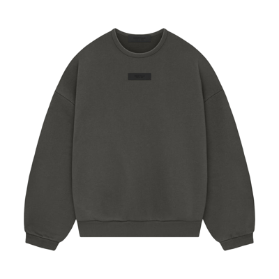 Pre-owned Essentials Fear Of God  Crewneck 'ink' In Black