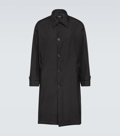 Dolce & Gabbana Single-breasted Trench Coat In Nero