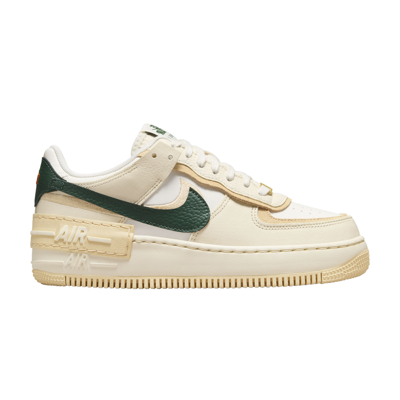 Pre-owned Nike Wmns Air Force 1 Shadow 'coconut Milk Fir' In Cream