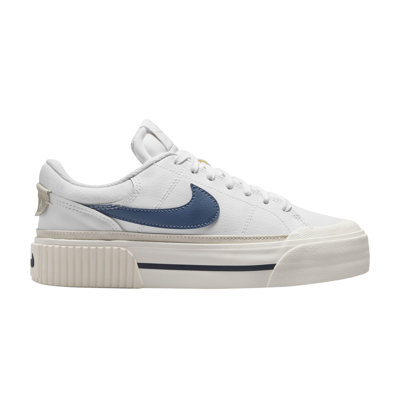 Pre-owned Nike Wmns Court Legacy Lift 'white Diffused Blue'