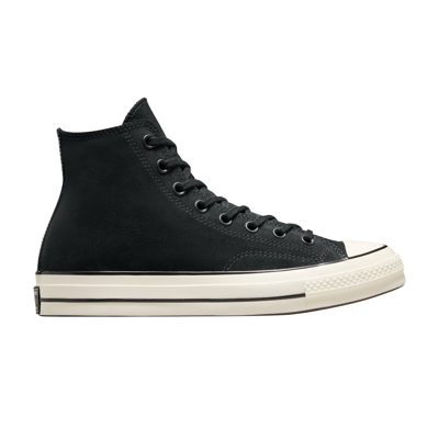 Pre-owned Converse Chuck 70 Suede High 'black Egret'