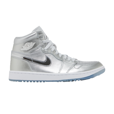 Pre-owned Air Jordan 1 High Golf 'gift Giving Pack' In Silver