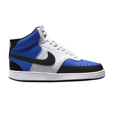 Pre-owned Nike Court Vision Mid Next Nature 'game Royal Black' In Blue