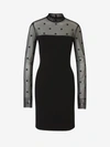 Givenchy Black Minidress With Cut-out In Negre