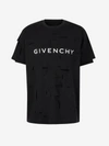 GIVENCHY GIVENCHY OVERSIZED DESTROYED T-SHIRT