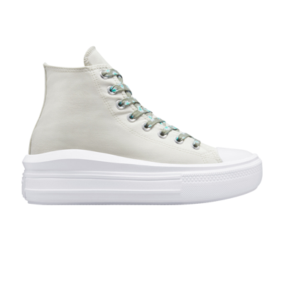 Pre-owned Converse Wmns Chuck Taylor All Star Move Platform High 'desert Rave' In Cream