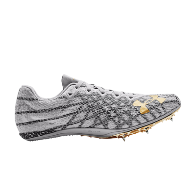 Pre-owned Under Armour Hovr Miler Miler Pro 3 'halo Grey Metallic Victory Gold'
