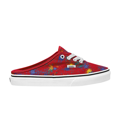 Pre-owned Vans Authentic Mule 'overspray - Racing Red'