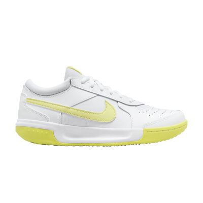 Pre-owned Nike Wmns Court Zoom Lite 3 'white High Voltage'