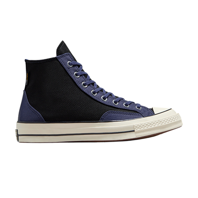 Pre-owned Converse Chuck 70 High 'black Uncharted Waters Blue'