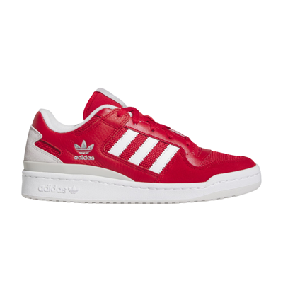 Pre-owned Adidas Originals Forum Low 'scarlet White Grey' In Red