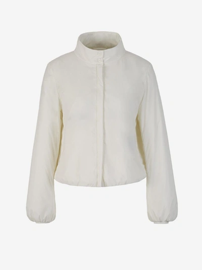 Herno Cropped Padded Jacket In Groc Llimona