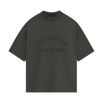 Pre-owned Essentials Fear Of God  Heavy Jersey Short-sleeve Tee 'ink' In Black