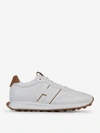 Hogan H601 Laced H Patch Sneakers In Blanc