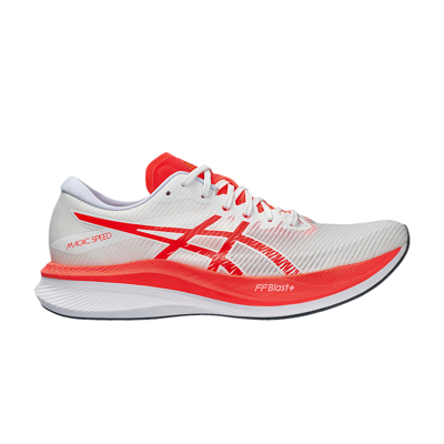 Pre-owned Asics Magic Speed 3 'white Sunrise Red'