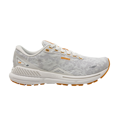 Pre-owned Brooks Wmns Adrenaline Gts 23 'blanc Grey Sunflower'