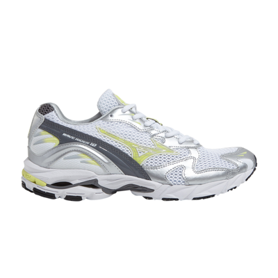 Pre-owned Mizuno Wave Rider 10 'white Sunny Lime'